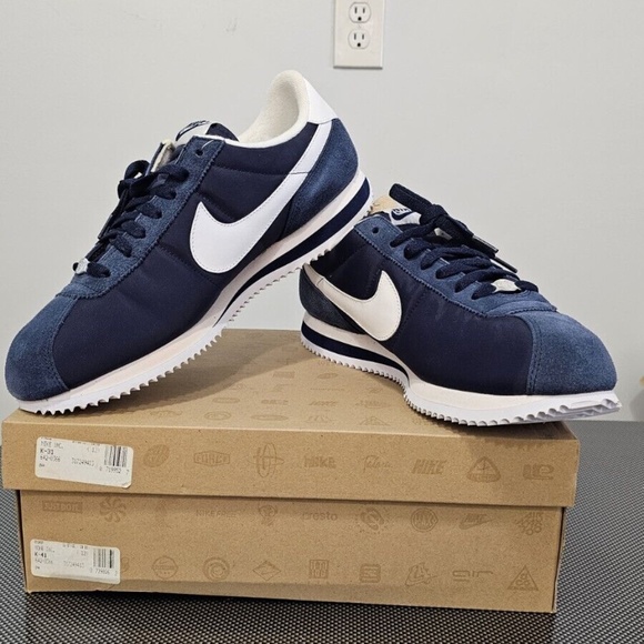 Nike Other - 2010 Nike Cortez Basic Nylon ‘06 Suede Midnight Navy Blue White 317249-413 sz-12
